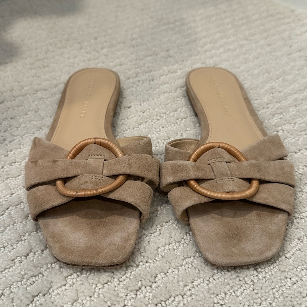 Veronica Beard Madeira Suede Sandals